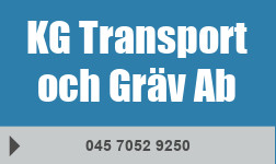 KG Transport och Gräv Ab logo